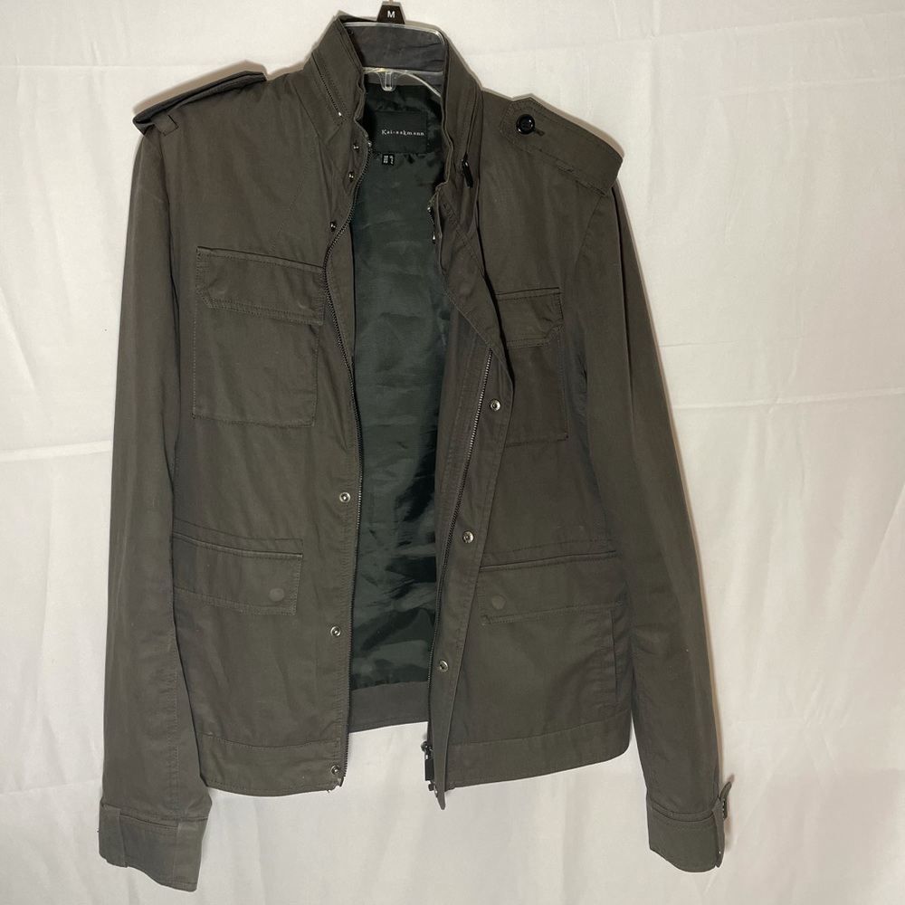 Mens zip up and button up jacket